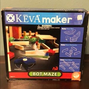 Keva blocks Bot Maze